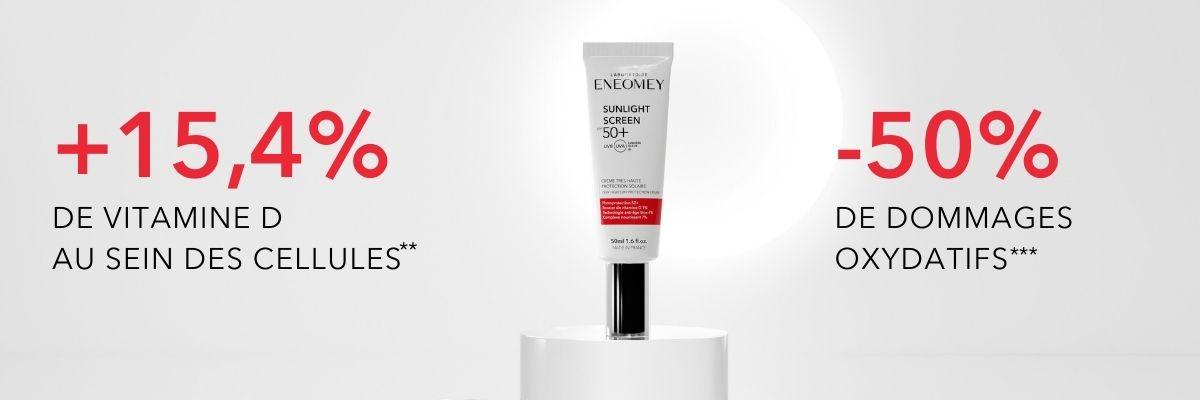 Résultats prouvés Sunlight Screen 50+